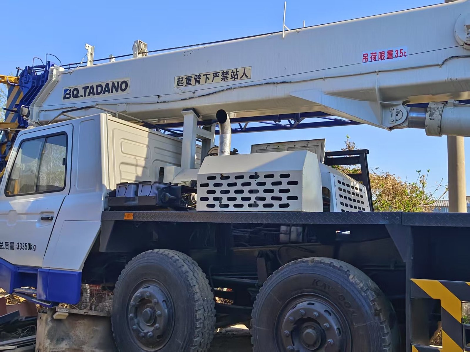 BQ TADANO GT-350E 35-ton crane imported from Japan, remanufactured and replaced with original factory parts in 2012 and 2024 - Image 3