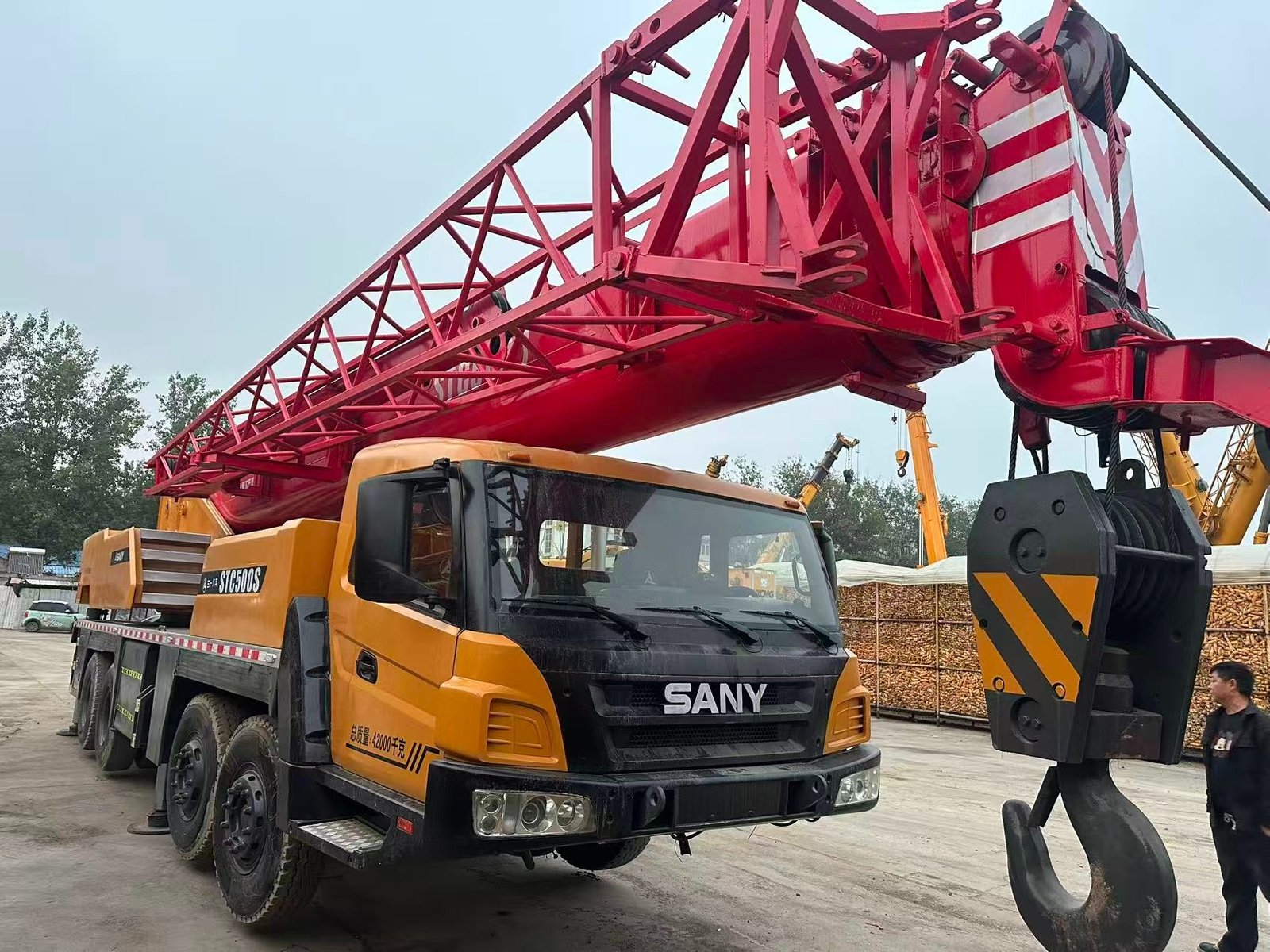 Manufacture 2014 sany 50T The exterior was repainted